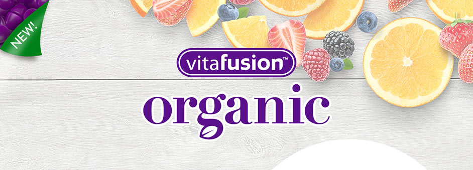 vitafusion organic header image