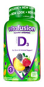 Vitafusion vitamin d3 gummy vitamins 150 count for bone and immune support