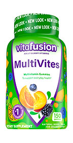 Vitafusion adult multivites gummy multivitamin 150 count to support everyday health